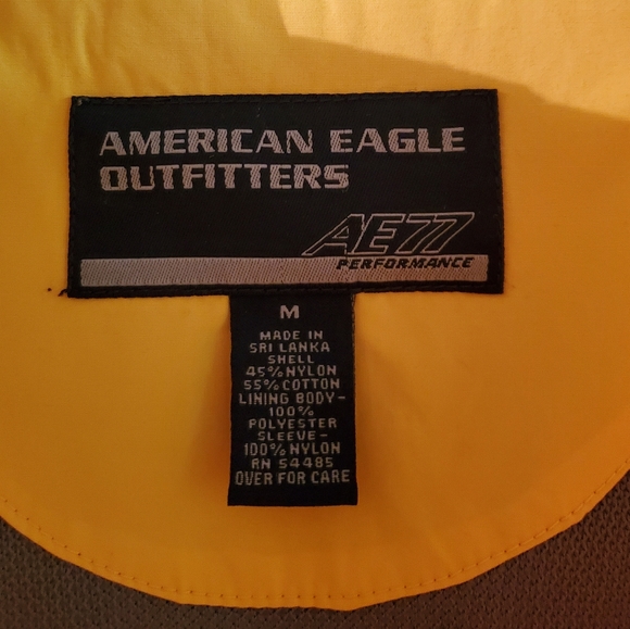 Yellow unisex rain jacket - Picture 4 of 4